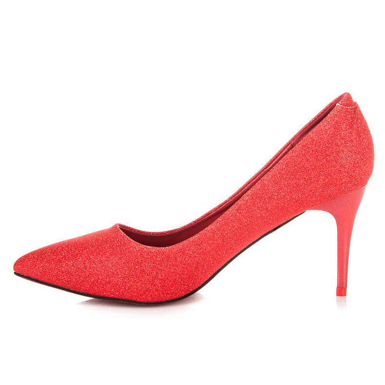 Qinba Pumps with glitter red 1