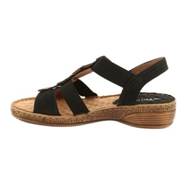 Comfortable black sandals Evento 22SD35-4940 1
