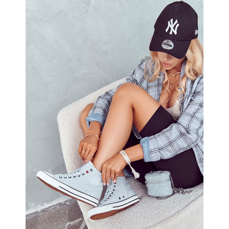 Women's High Sneakers Big Star JJ274209 Blue 2