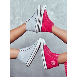 Women's High Sneakers Big Star JJ274210 Fuchsia pink 1