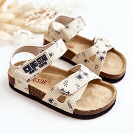 Children's Sandals Big Star JJ374379 Beige white 2