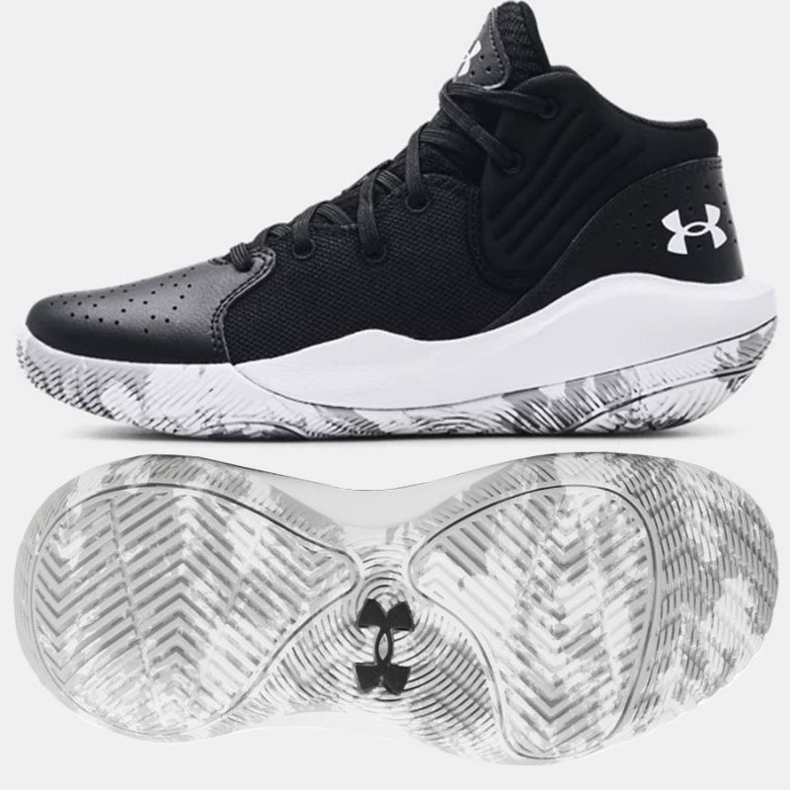 Under Armour Under Armor Gs Jet '21 Jr 3024794 001 basketball shoe black black 1 Under Armour Under Armor Gs Jet '21 Jr 3024794 001 basketball shoe black black 1