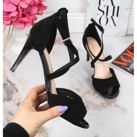 Black sandals on a high heel W Sergio Leone 1