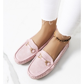 Pink Maide women's moccasins 1
