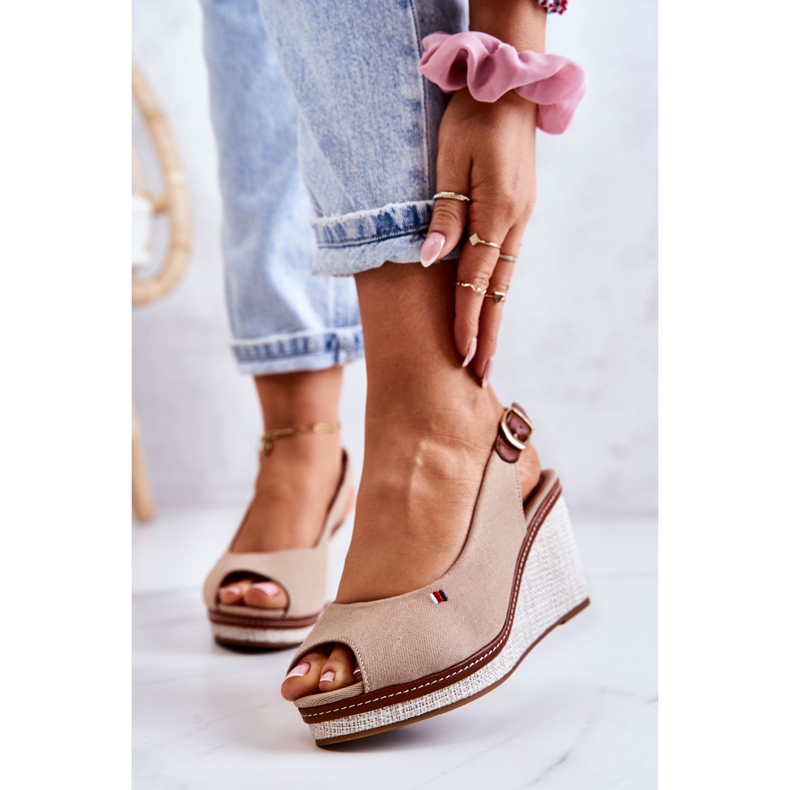 PS1 Women's Comfortable Sandals With Buckle Dark Beige Thallas 1 PS1 Women's Comfortable Sandals With Buckle Dark Beige Thallas 1