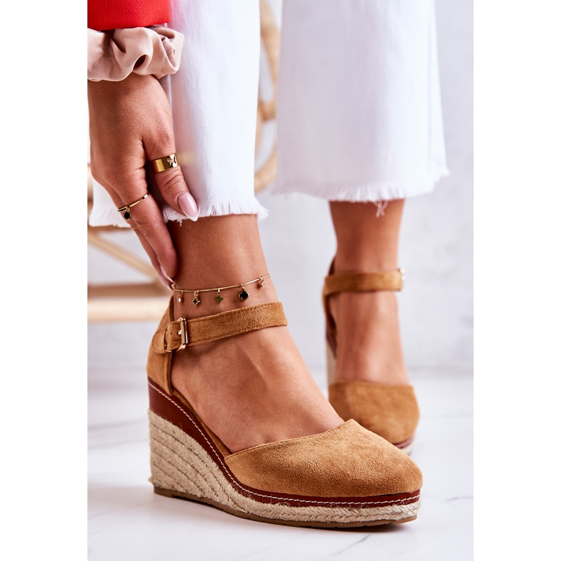 PS1 Women's Brown Espadrilles On A Tamarill Wedge 2