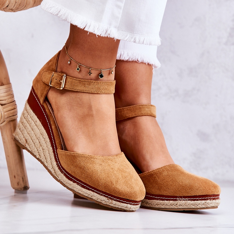 PS1 Women's Brown Espadrilles On A Tamarill Wedge 1