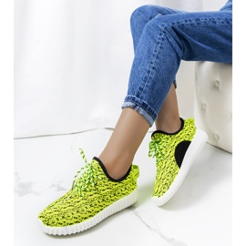 Mulder green neon sneakers black 1