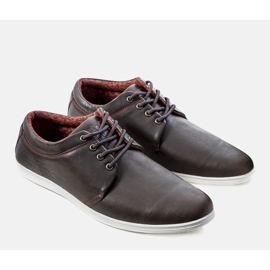 Brown men's Amos shoes 1