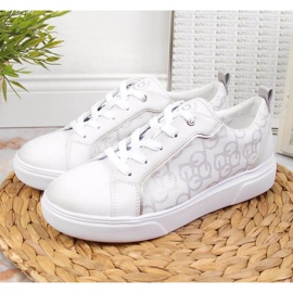 Sneakers white Bugatti W JJ253151 beige golden 2 Sneakers white Bugatti W JJ253151 beige golden 2