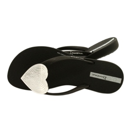 Ipanema Girls' Japanese Maxi Fashion Kids iPanama 82598 with a silver heart black 4 Ipanema Girls' Japanese Maxi Fashion Kids iPanama 82598 with a silver heart black 4