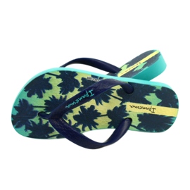 Children's Japanese IPANEMA 83185 Classic X Kids Green-Granatowe blue 4