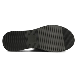 Leather slippers Filippo DK3615 / 22 Bk black 1