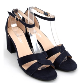 Moly Blue high-heeled sandals navy blue 2