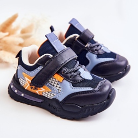 PJ2 Children's Light Sport Shoes Navy Blue Mobby 1