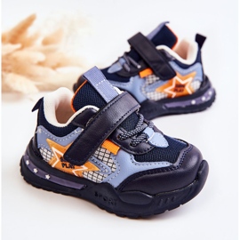PJ2 Children's Light Sport Shoes Navy Blue Mobby 2