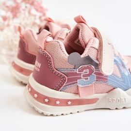 PJ2 Children's Cloth Sport Shoes Pink Nathine 4