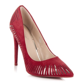 Seastar Shiny maroon pumps red 1