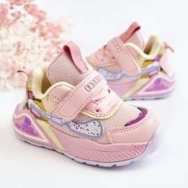 Children's Light Sport Shoes Pink Snoopy 1