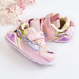 Children's Light Sport Shoes Pink Snoopy 2