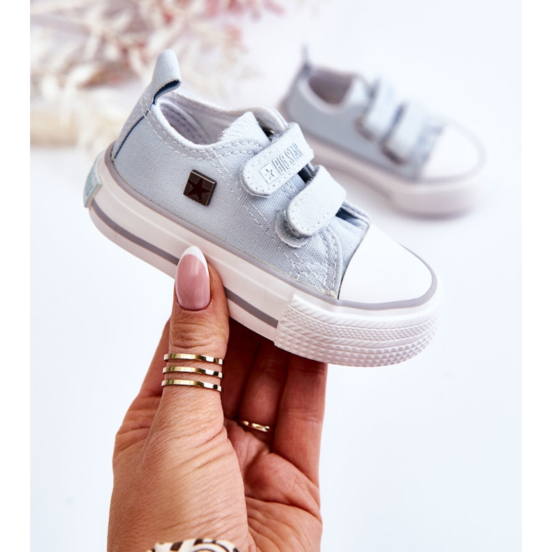 Children's Sneakers With Velcro Big Star HH374204 Blue 1