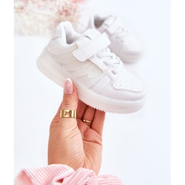 PA1 Children's Leather Sport Shoes With Velcro White Angel 1 PA1 Children's Leather Sport Shoes With Velcro White Angel 1