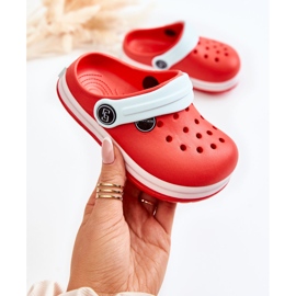 Comfortable Children's Slippers Crocs Red Colly 1