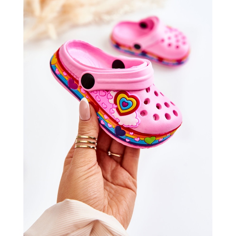 Children's Slippers Foam Crocs Pink Charie 1