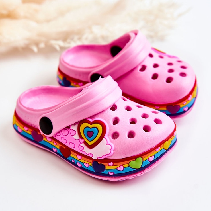 Children's Slippers Foam Crocs Pink Charie 2