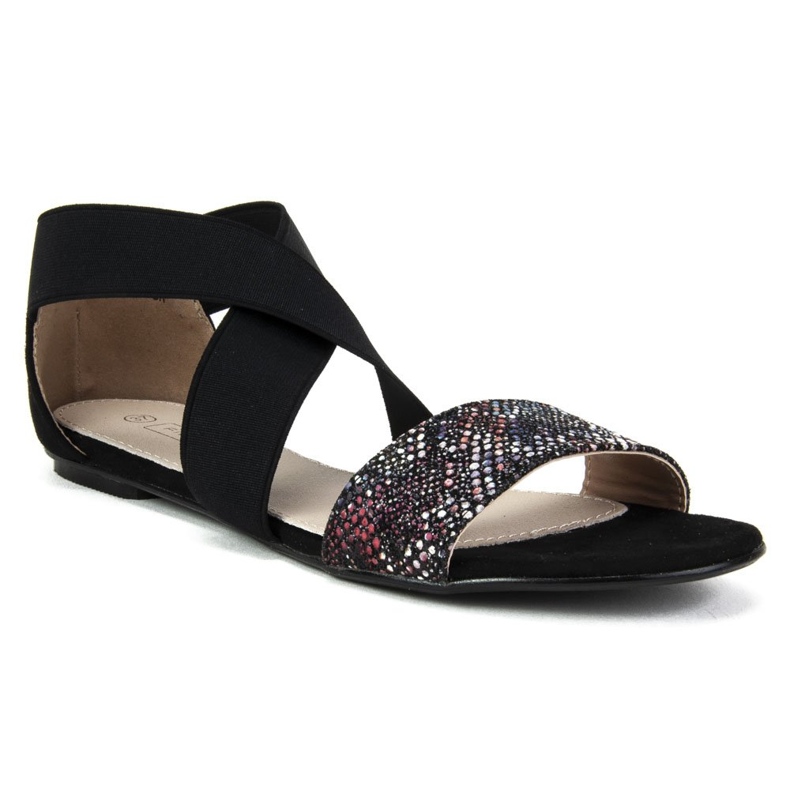 Filippo DS778 / 19 Bk Black Sandals 1