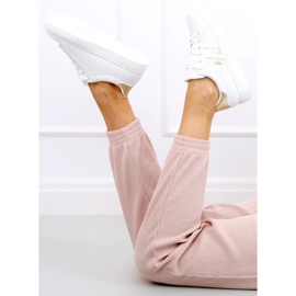Xina WHITE / GOLD women's sneakers golden 1