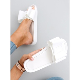 Vinca White women's silicone slippers 2