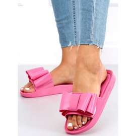 Vinca Fushia silicone women's slippers pink 1