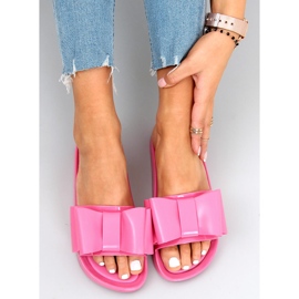 Vinca Fushia silicone women's slippers pink 2