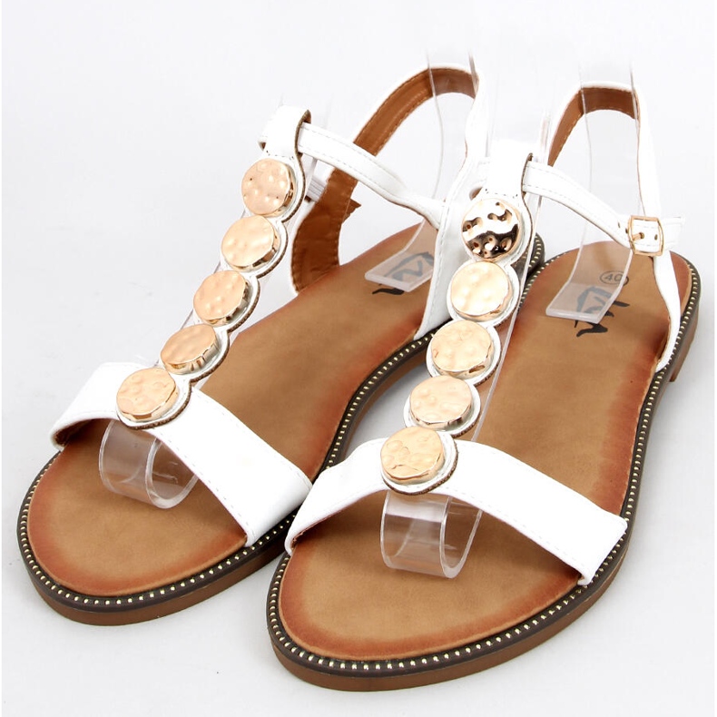 Velma White women's sandals 1