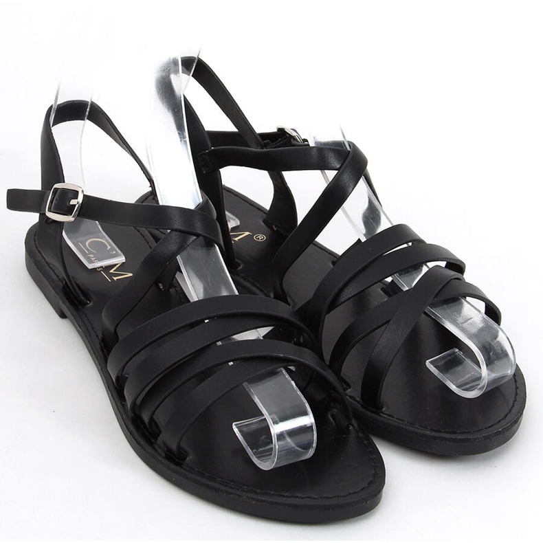 Floss Black women's sandals 1