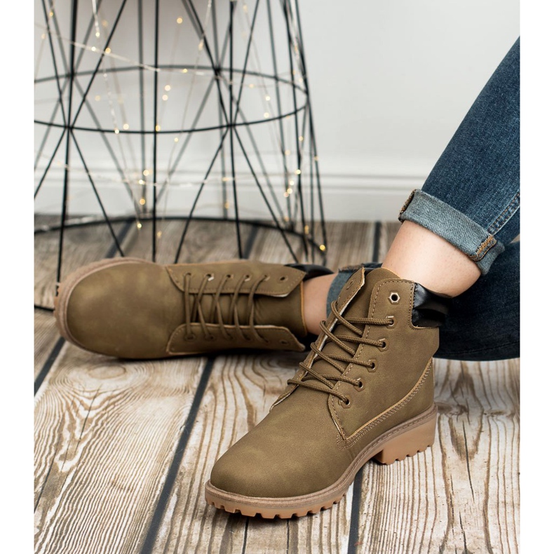 Seastar Women's Boots Trappers brown green 1 Seastar Women's Boots Trappers brown green 1