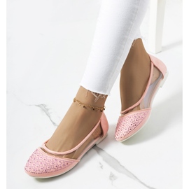 Marx semi-transparent pink ballerinas 1