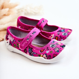 BEFADO S.A. Children's ballerina slippers Befado Supergirl 114X483 Pink 2