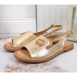 Sandals with golden ornament W Filippo 2