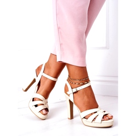 PW1 Elegant Sandals On A Bar Beige Anastasia 4