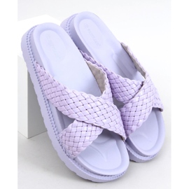 Norma Purple women's slippers 2