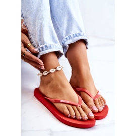Women's Flip-flops Big Star JJ274A384 Red 1