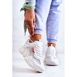 Women's Sneakers Sport Shoes With Mesh White Sallis 2