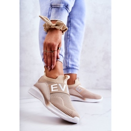 Vinceza Women's Sport Shoes Slip-on Beige Lorane 1 Vinceza Women's Sport Shoes Slip-on Beige Lorane 1