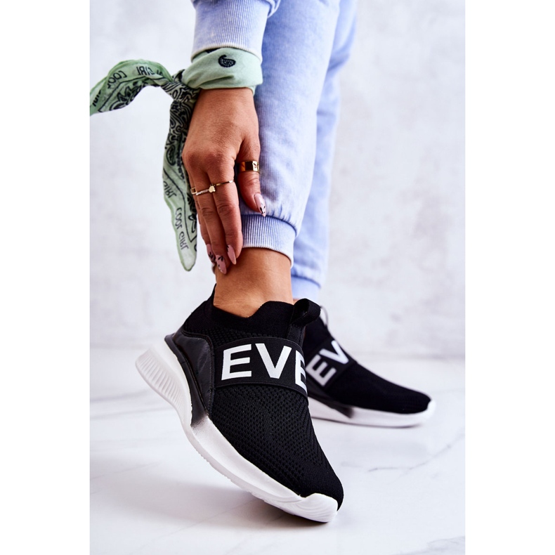 Vinceza Women's Sport Shoes, Slip-on Black Lorane 1