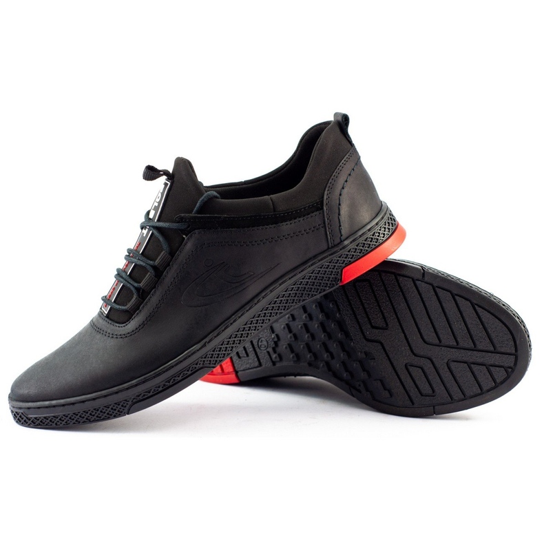 Polbut Black casual leather men's shoes K24 1 Polbut Black casual leather men's shoes K24 1