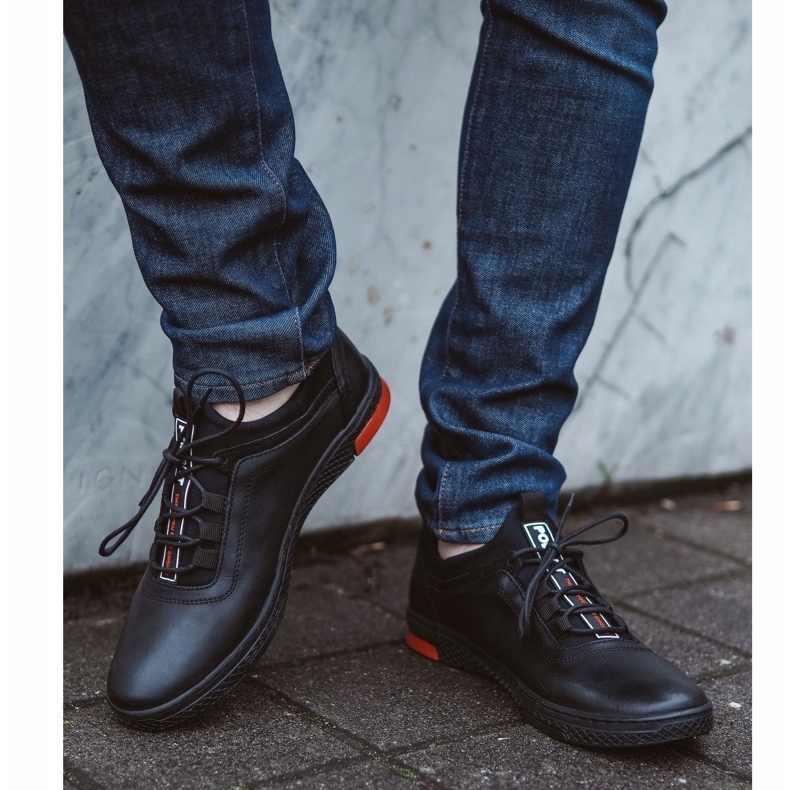 Polbut Black casual leather men's shoes K24 4 Polbut Black casual leather men's shoes K24 4