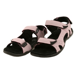 American Club HL53 / 22 Sandals with a Lt.Purple leather insert violet pink 2
