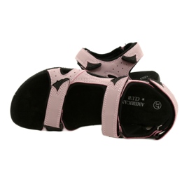 American Club HL53 / 22 Sandals with a Lt.Purple leather insert pink 4